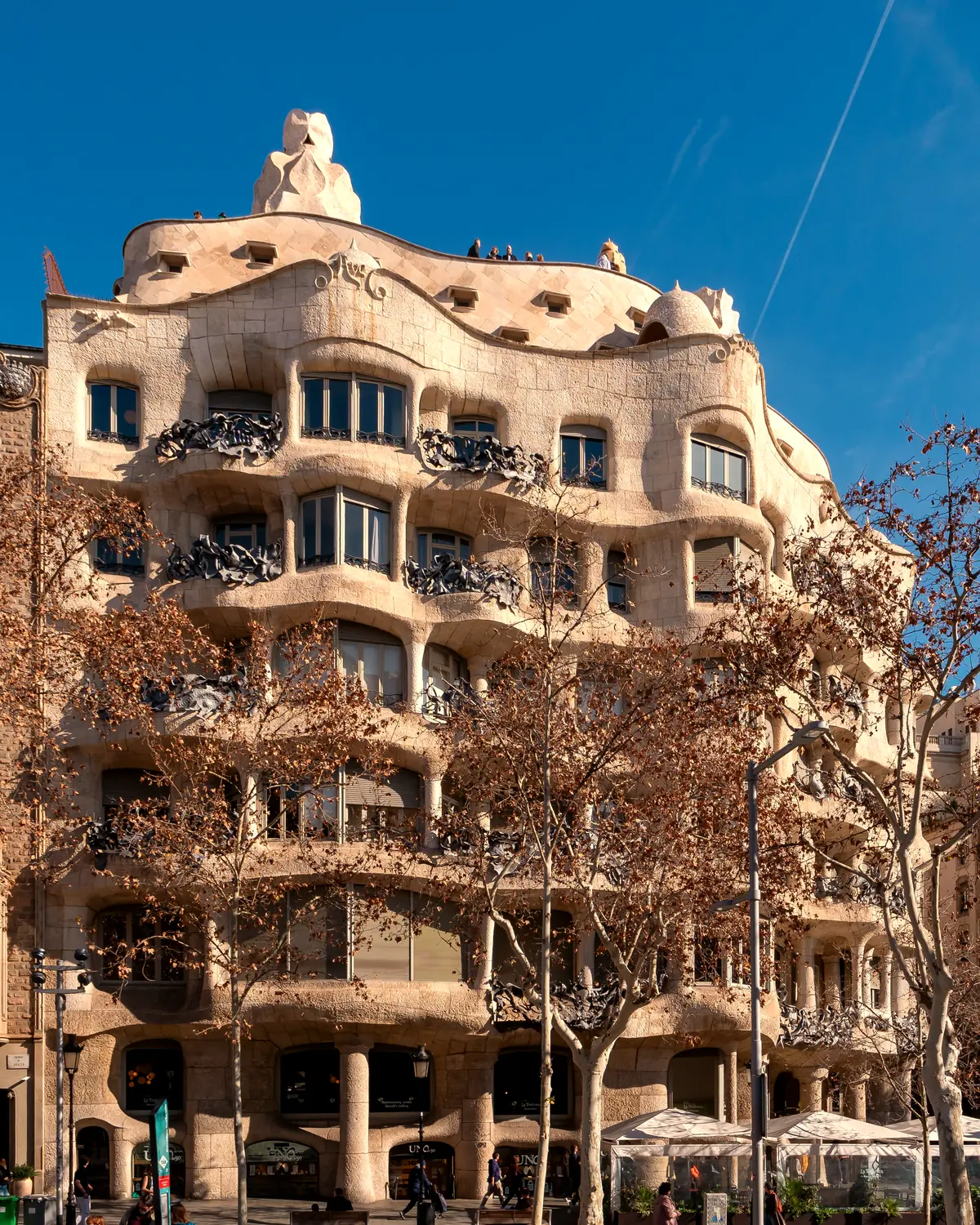 Casa Milà on Passeig de Gràcia, Barcelona
