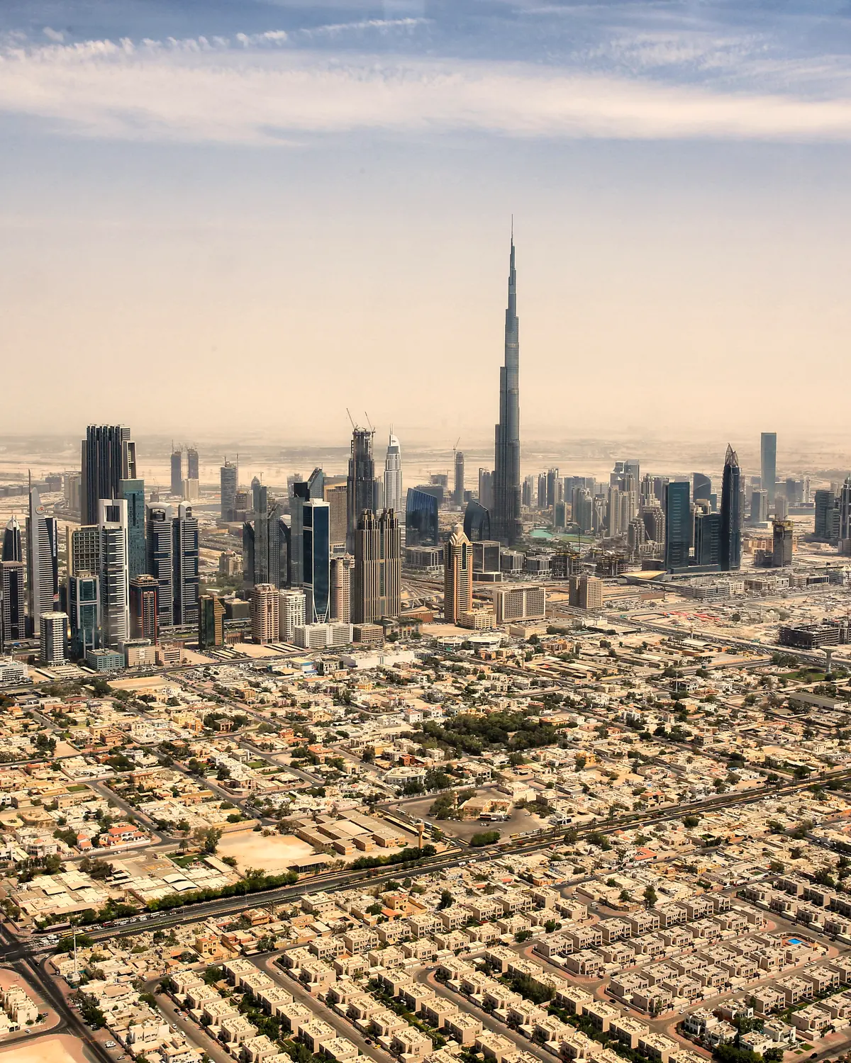 Dubai Skyline mit Burj Khalifa