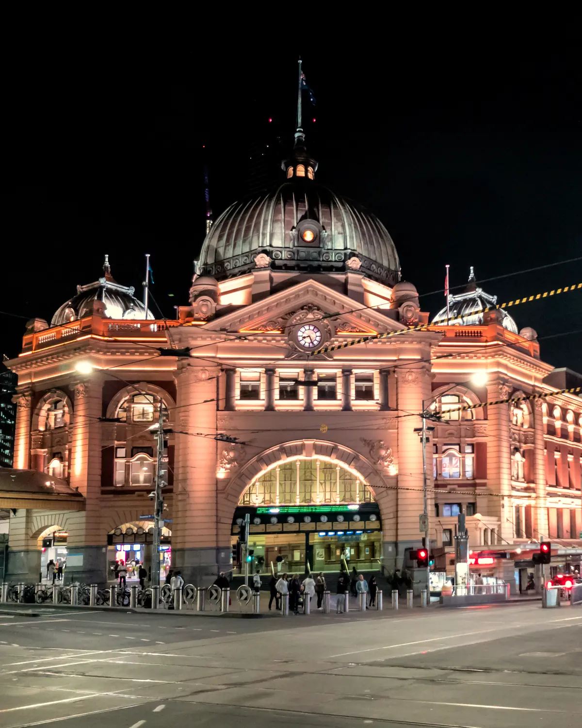 Flinders Street Station at night, Melbourne