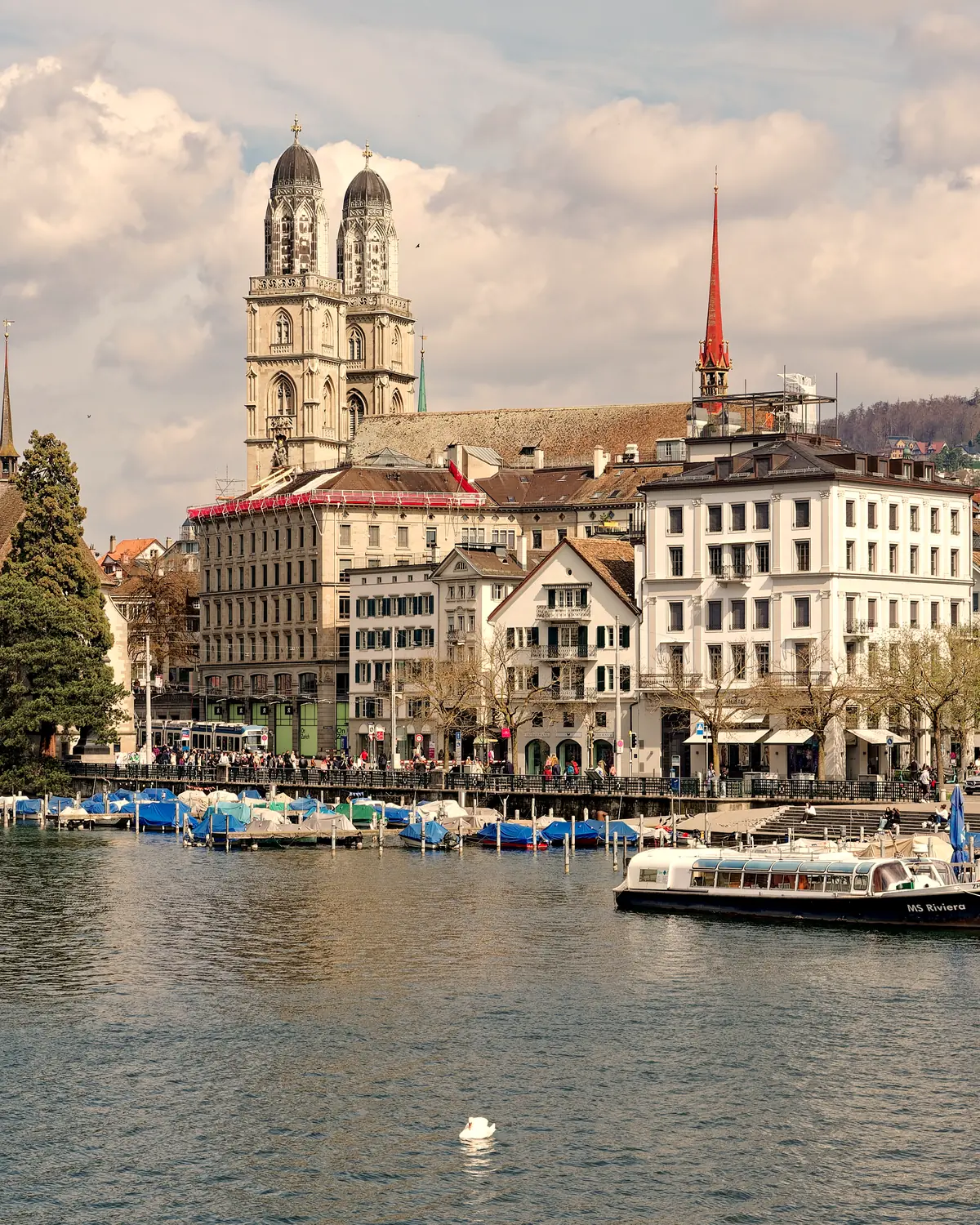 The Grossmunster and the Limmat, Zurich