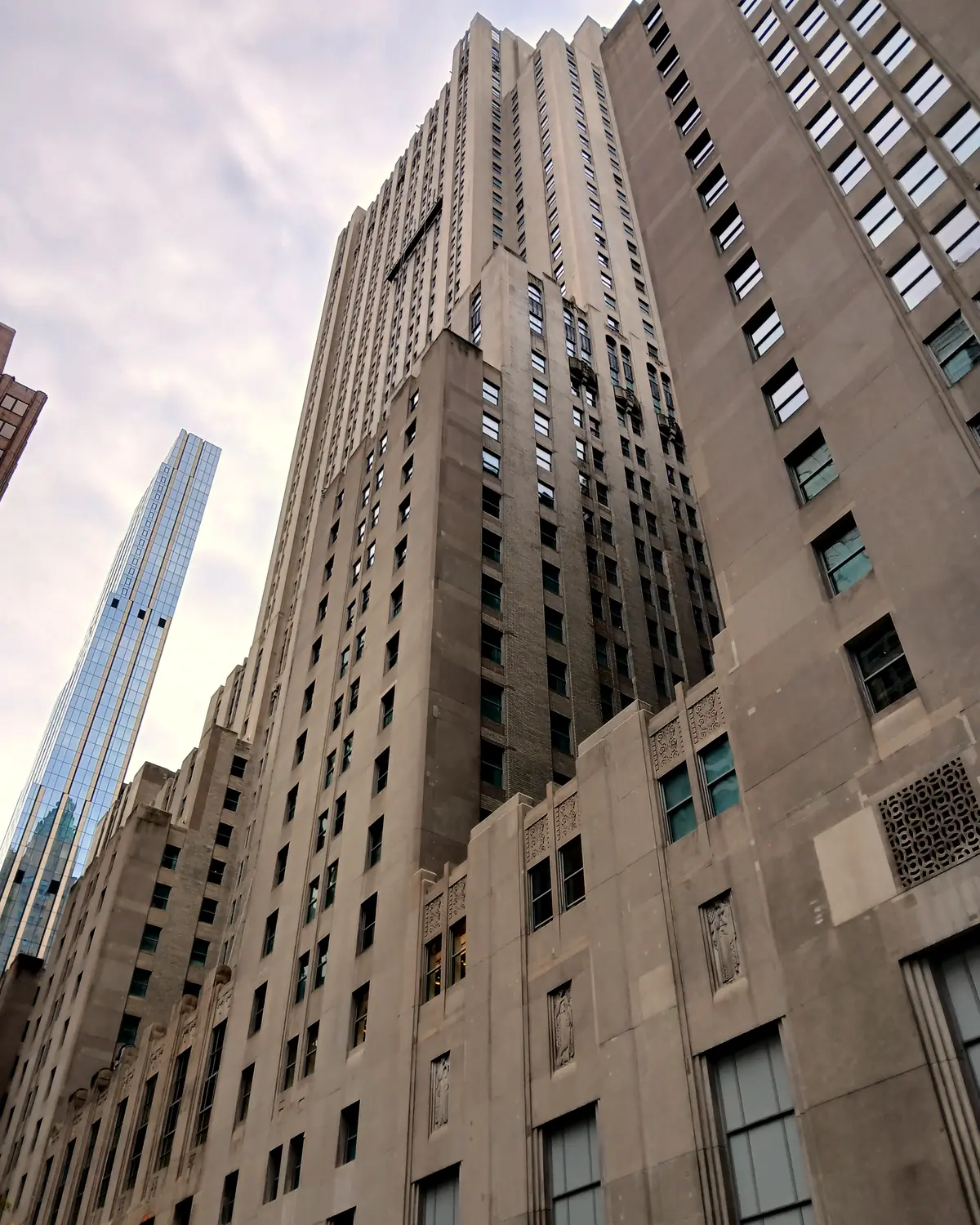 The Park Avenue facade of the Waldorf Astoria New York in November 2025, after the hotel reopened